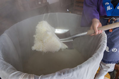 精米・洗米・蒸し米